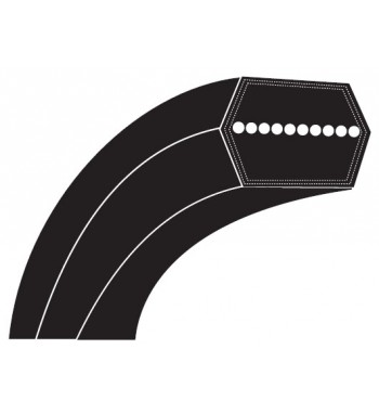 ISE Ersatz-Deckriemen 1,27 x 209,3 cm, ersetzt Husqvarna 532 18 02-13